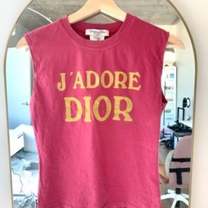 Dior vintage tank top